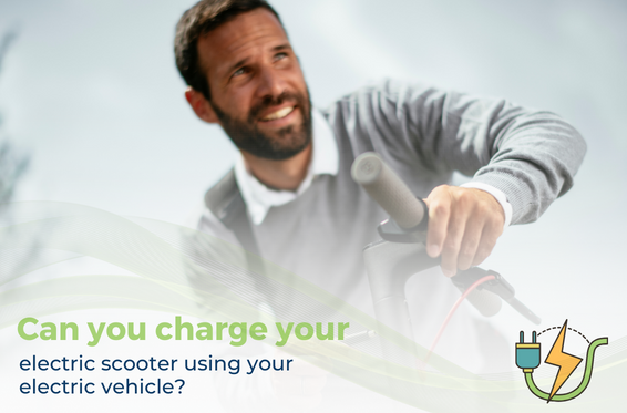 Can you charge your electric scooter using your electric vehicle?